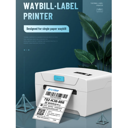 ZJ-8600 76x130 Single Paper Waybill Express Bill Label Printer, EU Plug-garmade.com
