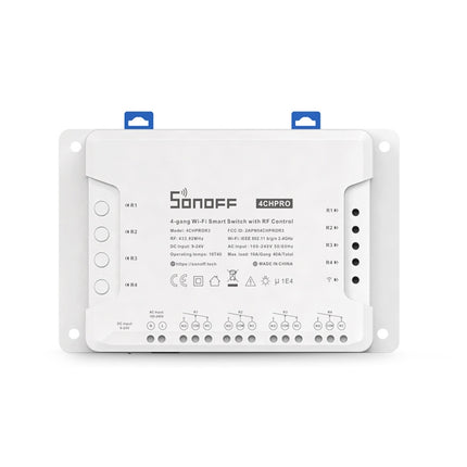 Sonoff 4CHPROR3 Mobile Phone Smart Home Switch Four-way Controller, Support Long-range Control Timing-garmade.com