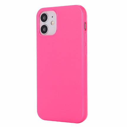 Solid Color TPU Protective Case For iPhone 12 mini(Rose Red)-garmade.com