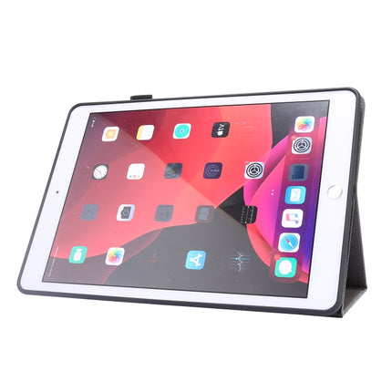 For iPad 10.2 / iPad Pro 10.5 Crazy Horse Texture Horizontal Flip Leather Case with 2-folding Holder & Card Slot(Black)-garmade.com