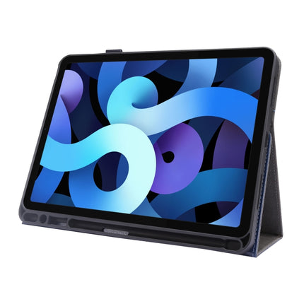 For iPad Pro 11 inch /iPad Air 2022 / 2020 10.9 Crazy Horse Texture Horizontal Flip Leather Case with 2-folding Holder & Card Slot(Dark Blue)-garmade.com