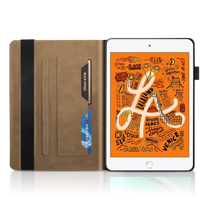 Life Tree Series Horizontal Flip Leather Case with Holder & Card Slots & Pen Slot & Sleep / Wake-up Function For iPad mini (2019) / 4 / 3 / 2 / 1(Brown)-garmade.com