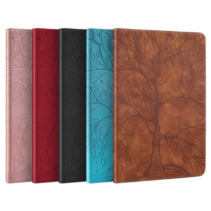 For iPad Pro 11 (2020) Life Tree Series Horizontal Flip Leather Tablet Case with Holder & Card Slots & Pen Slot & Sleep / Wake-up Function(Rose Gold)-garmade.com