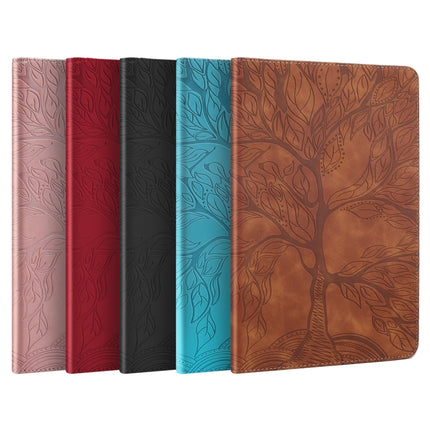 For Samsung Galaxy Tab S6 Lite P610 Life Tree Series Horizontal Flip Leather Case with Holder & Card Slots & Pen Slot(Brown)-garmade.com