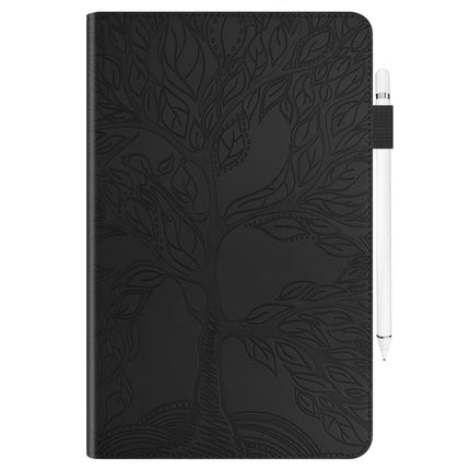For Samsung Galaxy Tab A 8.0 (2019) T290 Life Tree Series Horizontal Flip Leather Case with Holder & Card Slots & Pen Slot(Black)-garmade.com