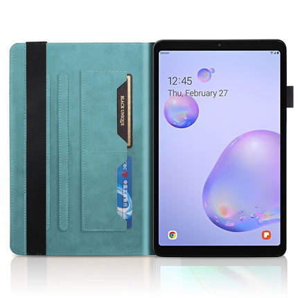 For Samsung Galaxy Tab A 8.0 (2019) T290 Life Tree Series Horizontal Flip Leather Case with Holder & Card Slots & Pen Slot(Lake Blue)-garmade.com