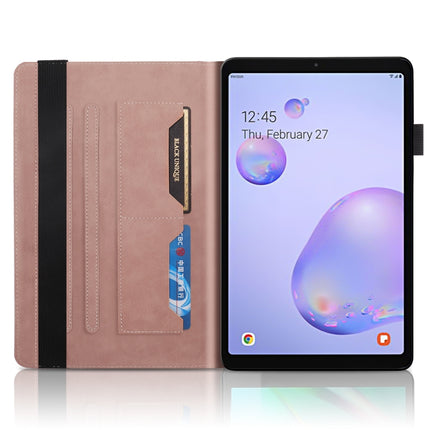 For Samsung Galaxy Tab A 8.0 (2019) T290 Life Tree Series Horizontal Flip Leather Case with Holder & Card Slots & Pen Slot(Rose Gold)-garmade.com
