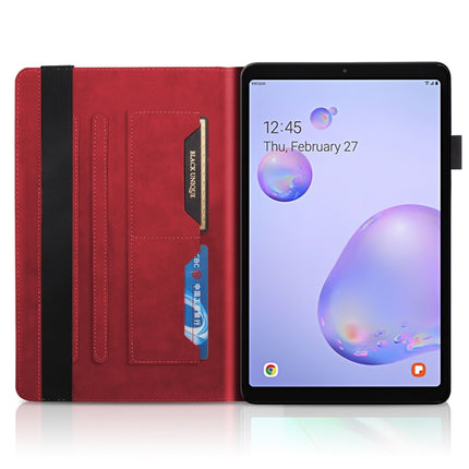 For Samsung Galaxy Tab A 8.4 SM-T307 Life Tree Series Horizontal Flip Leather Case with Holder & Card Slots & Pen Slot(Red)-garmade.com