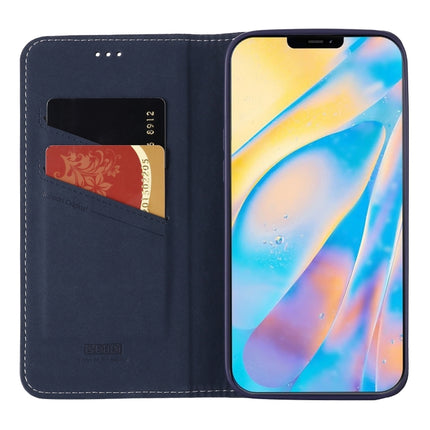 GEBEI PU+TPU Horizontal Flip Protective Case with Holder & Card Slots For iPhone 12 mini(Blue)-garmade.com