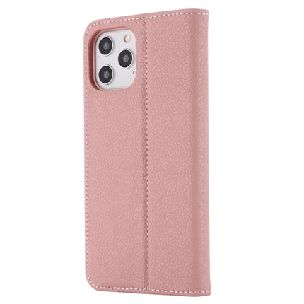 GEBEI PU+TPU Horizontal Flip Protective Case with Holder & Card Slots For iPhone 12 mini(Rose Gold)-garmade.com