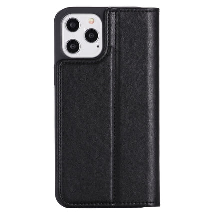 GEBEI PU+TPU Horizontal Flip Protective Case with Holder & Card Slots For iPhone 12 mini(Black)-garmade.com