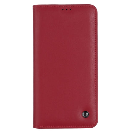 GEBEI PU+TPU Horizontal Flip Protective Case with Holder & Card Slots For iPhone 12 mini(Red)-garmade.com