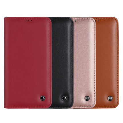 GEBEI PU+TPU Horizontal Flip Protective Case with Holder & Card Slots For iPhone 12 Pro Max(Red)-garmade.com