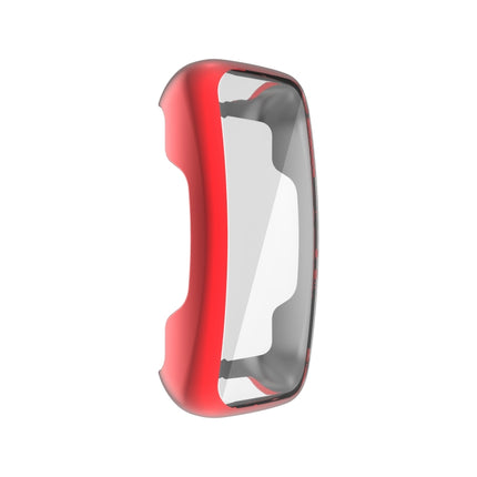 For Fitbit Inspire 2 TPU Electroplating Protective Case Cover(Red)-garmade.com