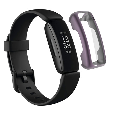 For Fitbit Inspire 2 TPU Electroplating Protective Case Cover(Grey)-garmade.com