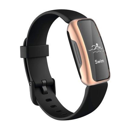 For Fitbit Inspire 2 TPU Electroplating Protective Case Cover(Rose Gold)-garmade.com