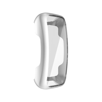 For Fitbit Inspire 2 TPU Electroplating Protective Case Cover(Silver)-garmade.com