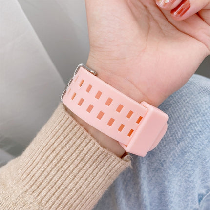 For Fitbit Versa 3 3D Silicone Integrated Replacement Strap Watchband(White)-garmade.com