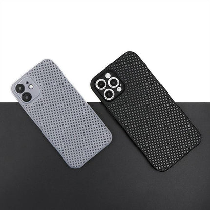 Shockproof Breathable PP Protective Case For iPhone 12 Pro(White)-garmade.com