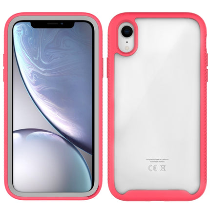 Starry Sky Solid Color Series Shockproof PC + TPU Protective Case For iPhone XR(Red)-garmade.com