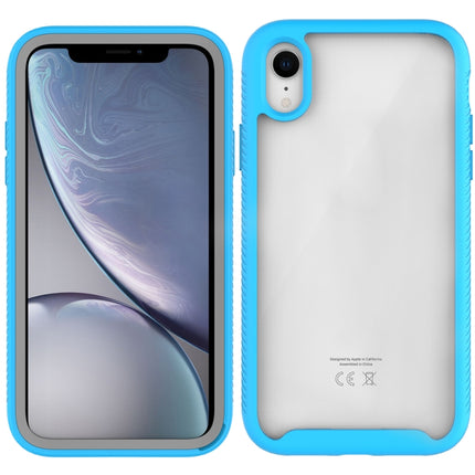 Starry Sky Solid Color Series Shockproof PC + TPU Protective Case For iPhone XR(Light Blue)-garmade.com