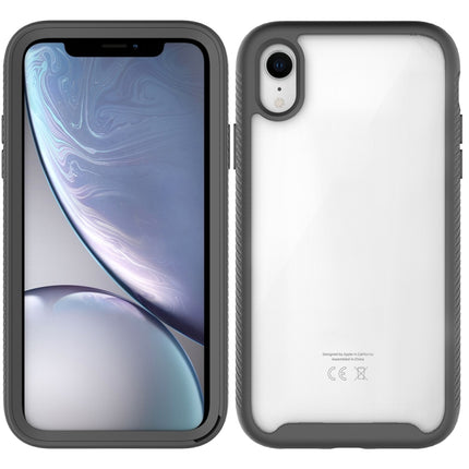 Starry Sky Solid Color Series Shockproof PC + TPU Protective Case For iPhone XR(Black)-garmade.com