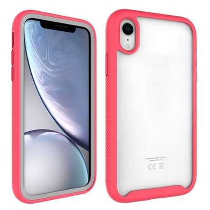 Starry Sky Solid Color Series Shockproof PC + TPU Protective Case For iPhone XR(Black)-garmade.com