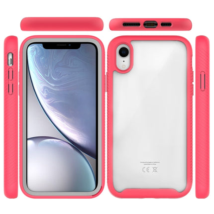 Starry Sky Solid Color Series Shockproof PC + TPU Protective Case For iPhone XR(White)-garmade.com