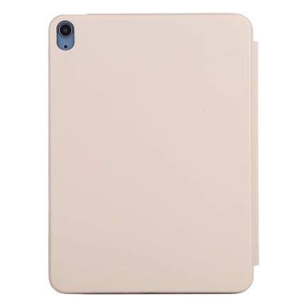 3-fold Horizontal Flip Smart Leather Case with Sleep / Wake-up Function & Holder For iPad Air 2022 / 2020 10.9(Grey)-garmade.com