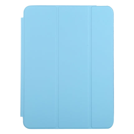 3-fold Horizontal Flip Smart Leather Case with Sleep / Wake-up Function & Holder For iPad Air 2022 / 2020 10.9(Blue)-garmade.com