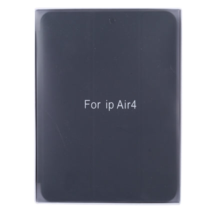 3-fold Horizontal Flip Smart Leather Case with Sleep / Wake-up Function & Holder For iPad Air 2022 / 2020 10.9(Dark Blue)-garmade.com