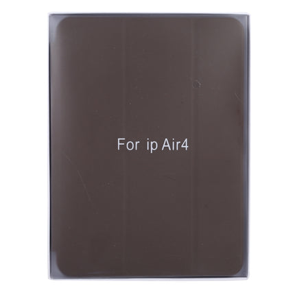 3-fold Horizontal Flip Smart Leather Case with Sleep / Wake-up Function & Holder For iPad Air 2022 / 2020 10.9(Brown)-garmade.com