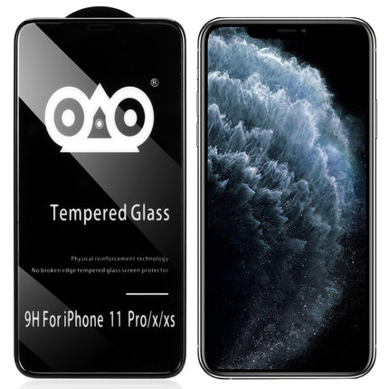 Shockproof Anti-breaking Edge Airbag Tempered Glass Film For iPhone X / XS-garmade.com