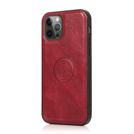 Multiple Card Slots Detachable Magnetic Horizontal Flip Leather Case with Card Slots & Holder & Wallet For iPhone 12 / 12 Pro(Red)-garmade.com