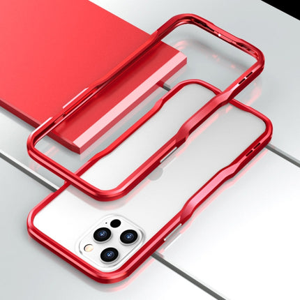 Sharp Edge Magnetic Adsorption Shockproof Case For iPhone 12 / 12 Pro(Red)-garmade.com