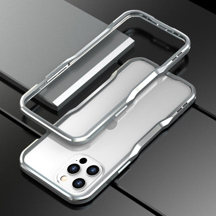 Sharp Edge Magnetic Adsorption Shockproof Case For iPhone 12 / 12 Pro(Silver)-garmade.com