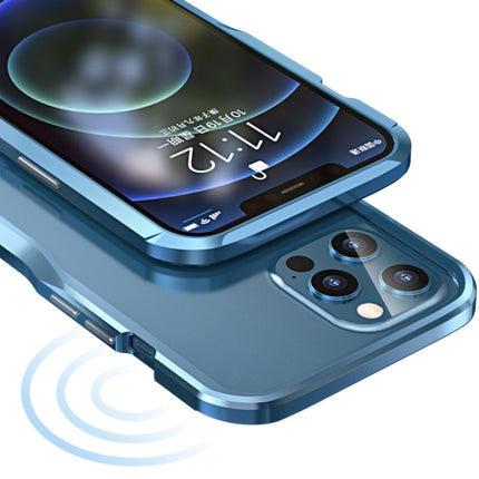 Sharp Edge Magnetic Adsorption Shockproof Case For iPhone 12 Pro Max(Dark Green)-garmade.com