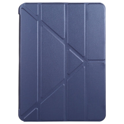 TPU Horizontal Deformation Flip Leather Case with Holder For iPad Air 2022 / 2020 10.9(Navy Blue)-garmade.com