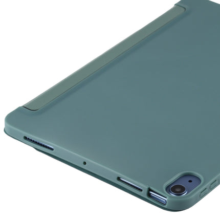TPU Horizontal Deformation Flip Leather Case with Holder For iPad Air 2022 / 2020 10.9(Dark Green)-garmade.com