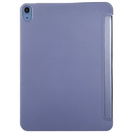 TPU Horizontal Deformation Flip Leather Case with Holder For iPad Air 2022 / 2020 10.9(Purple)-garmade.com