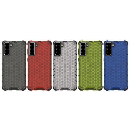 For Samsung Galaxy S21+ 5G Shockproof Honeycomb PC + TPU Protective Case(Black)-garmade.com