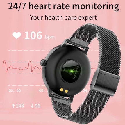 CF80 1.08 inch IPS Color Touch Screen Smart Watch, IP67 Waterproof, Support GPS / Heart Rate Monitor / Sleep Monitor / Blood Pressure Monitoring(Black)-garmade.com