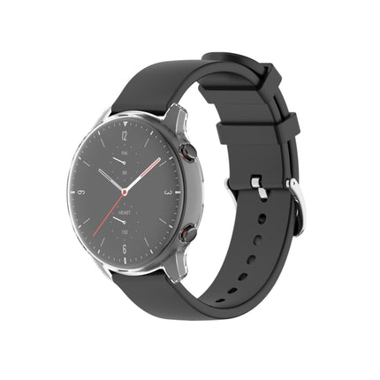 For Amazfit GTR 2 A1951 Full Coverage TPU Electroplating Protective Case Cover(Transparent)-garmade.com