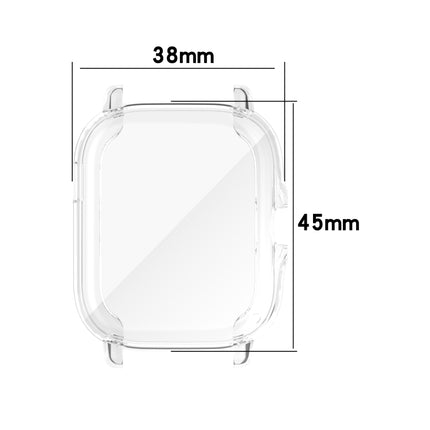 For Amazfit GTS 2 A1968 Full Coverage TPU Protective Case Cover(Transparent)-garmade.com