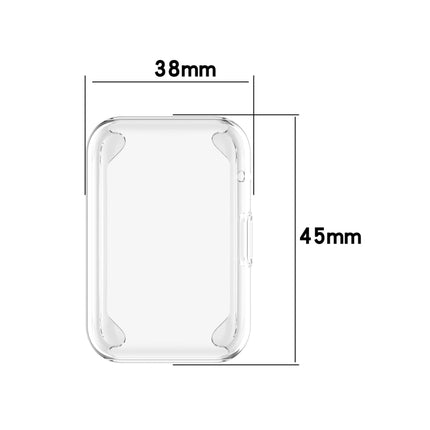 For Huawei Watch Fit Full Coverage TPU Protective Case Cover(Transparent)-garmade.com