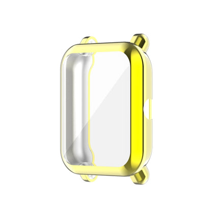 For Amazfit Pop Full Coverage TPU Protective Case Cover(Gold)-garmade.com