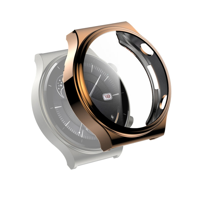 For Huawei Watch GT 2 Pro Full Coverage TPU Protective Case Cover(Rose Gold)-garmade.com