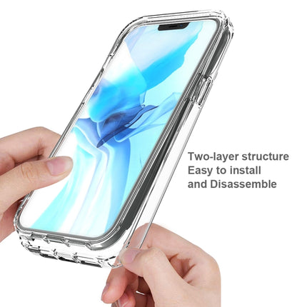 Shockproof High Transparency Two-color Gradual Change PC+TPU Candy Colors Protective Case For iPhone 12 Pro Max(Blue)-garmade.com
