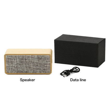 Q2 Double Speaker Wooden Bluetooth Speaker(Red)-garmade.com