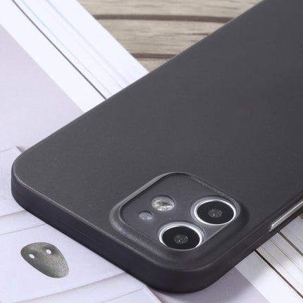 Camera Precision Hole PP Protective Case For iPhone 12(Black)-garmade.com